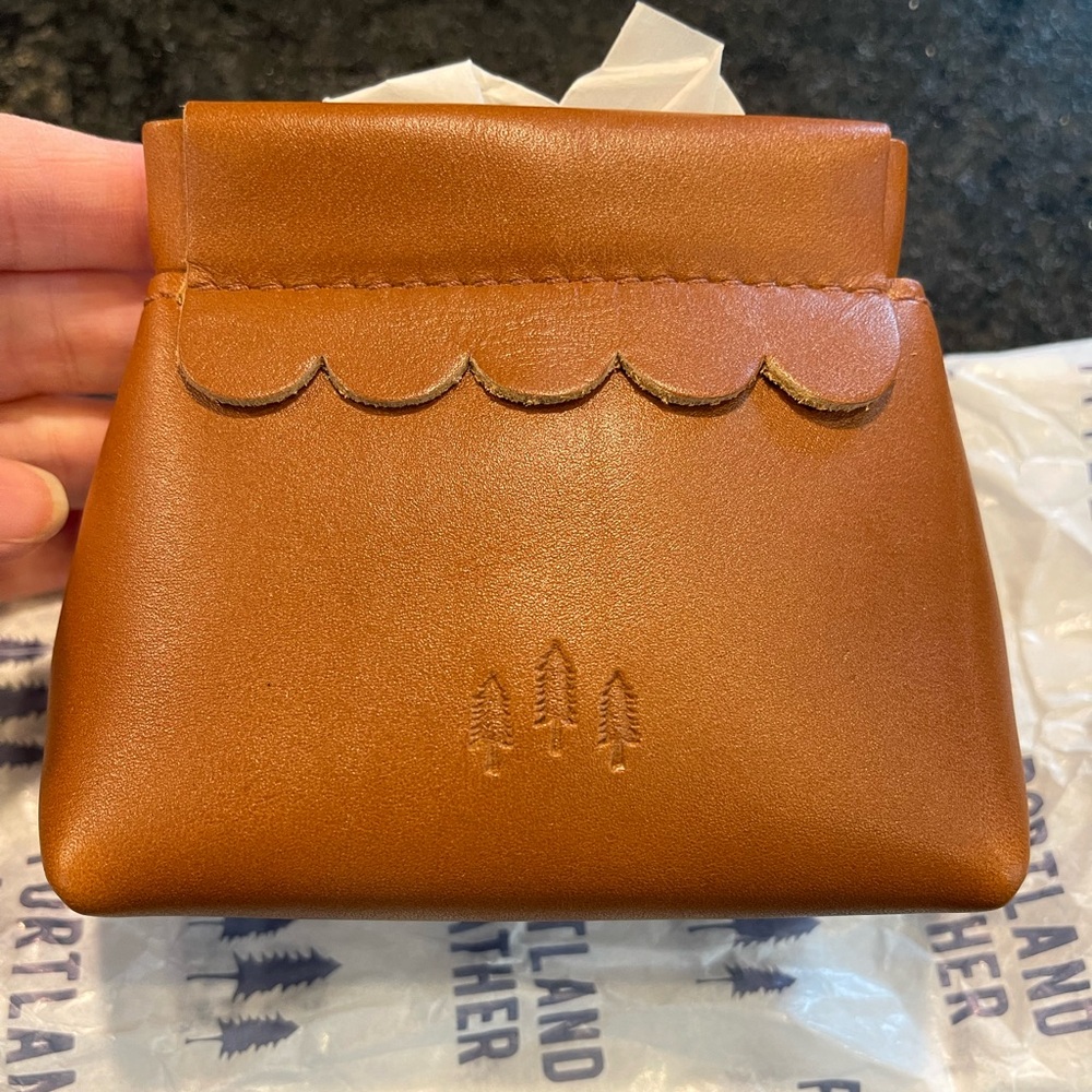 Portland Leather Honey Penny Pouch